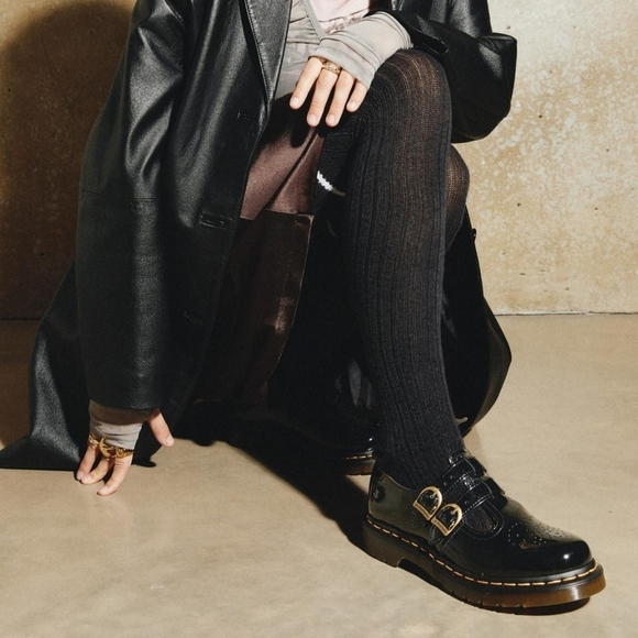DR. MARTENS 8065 Patent Leather Mary Jane Shoes - Picture 1 of 15